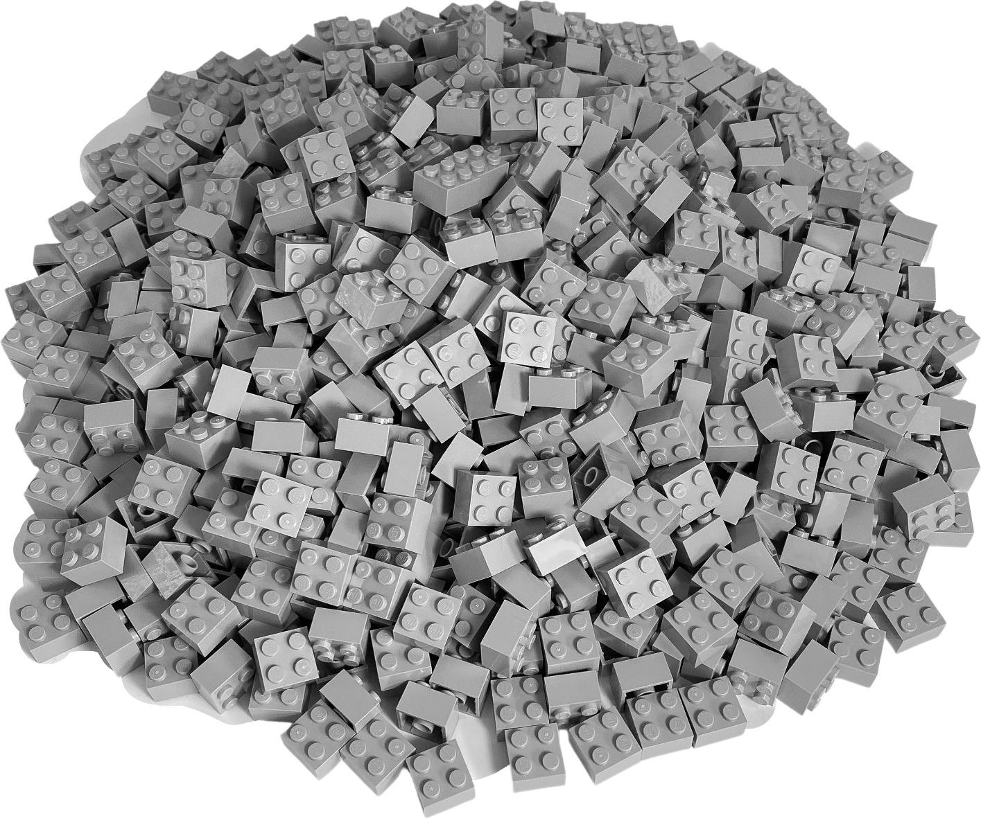 LEGO® 2x2 kocky Vysoké kocky Svetlo šedá - 3003 NEW! Množstvo 100x