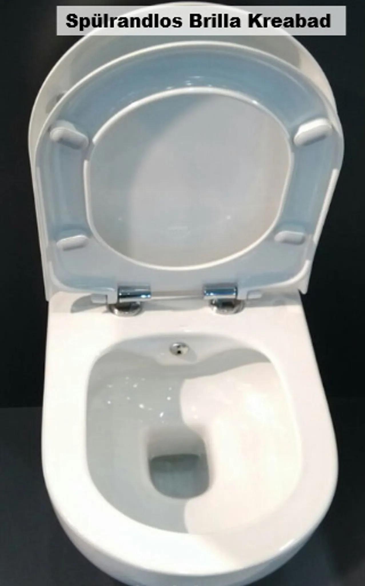 Kreabad Taharet TAHARET WC Spülrandlos Wand Hänge WC Taharet Dusch-WC Toilette Softclose mit Bidet-funktion Intimdusche Taharet Taharat Bidet wc KREABAD 612 Taharet WC