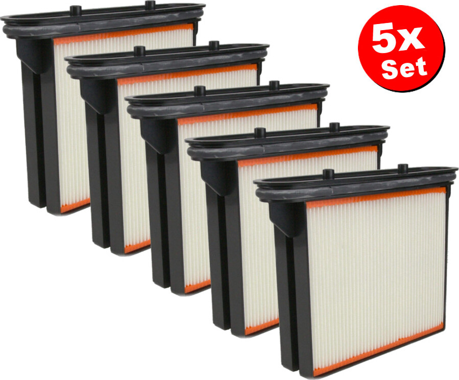 Trade-Shop 5x Polyester-Faltenfilter Filter Filter-Kassette Filter-Kartusche für Metabo ASR 25 L SC ASA 32 L ASR 35 LACP ASR 35 MACP ASR 35 L Autoclean 166175519