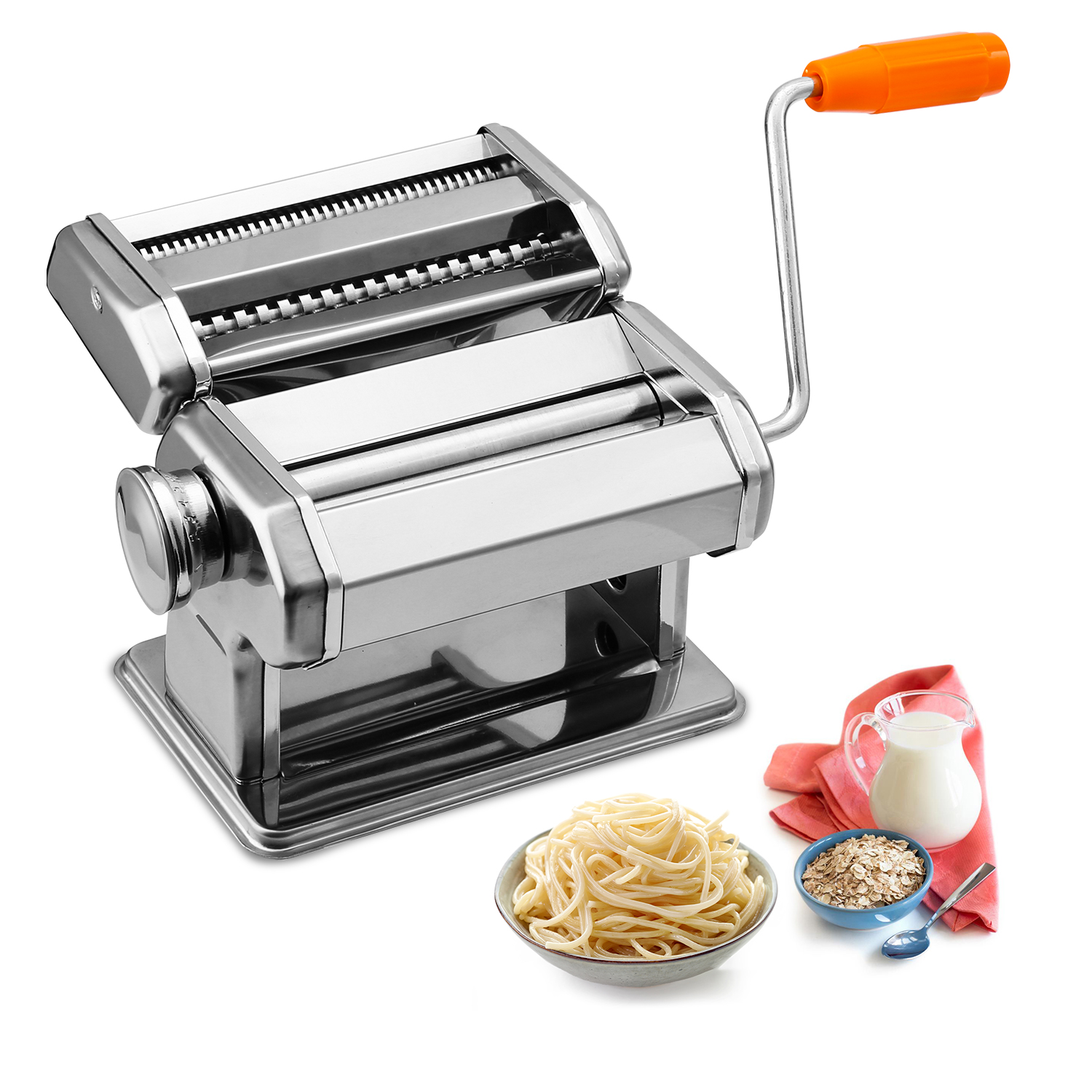 manuelle Pastamaschine mit 2 verschiedenen Nudelwalzen Fackelmann Nudelmaschine