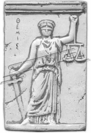 AEA Wandrelief Relief Wandbild Bild Bilder Justizia Gerechtigkeit Gemälde Stein Neu JVM4062292032714