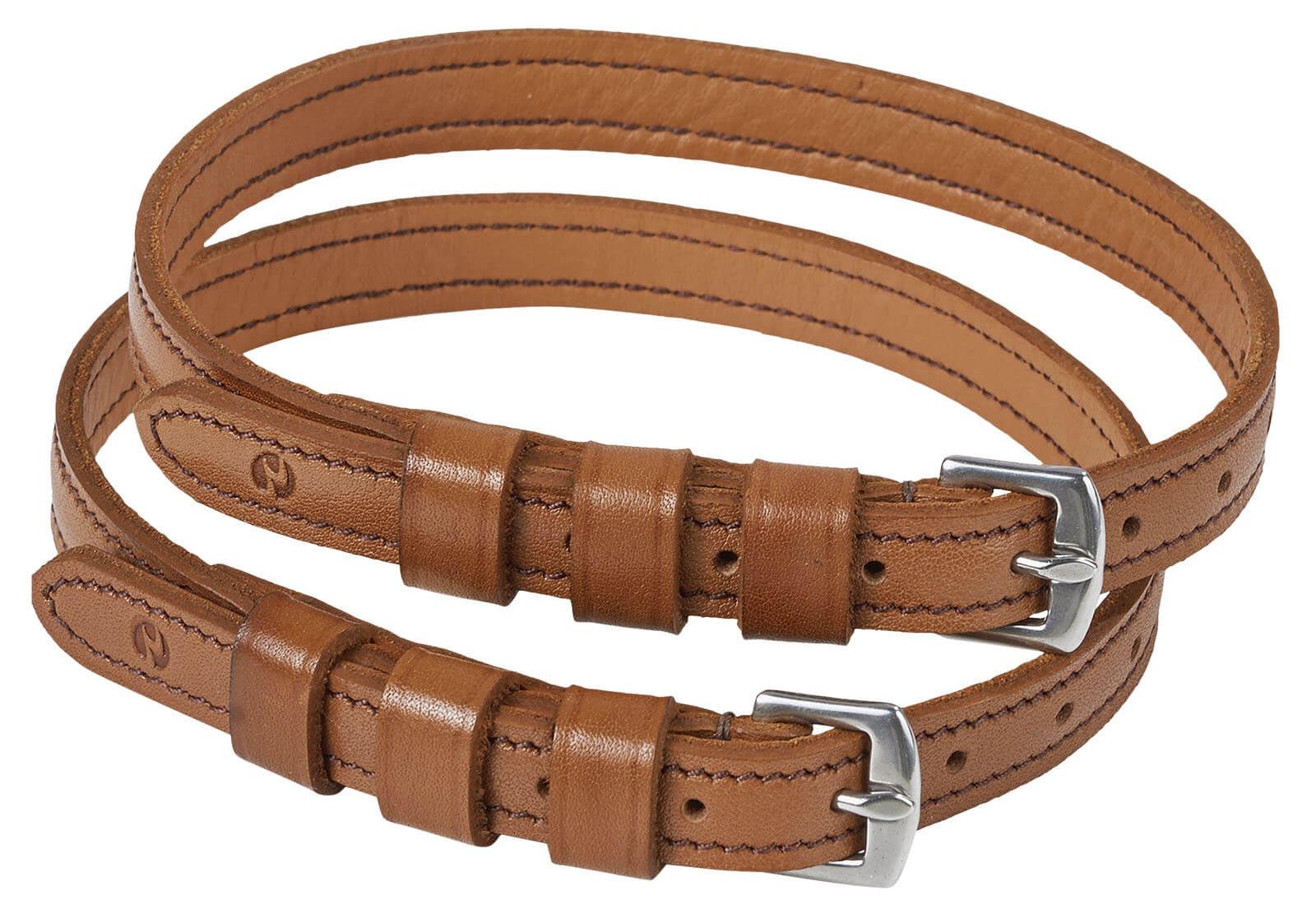 BUSSE Sporenriemen Laval Leder Spur straps Cognac 45 cm
