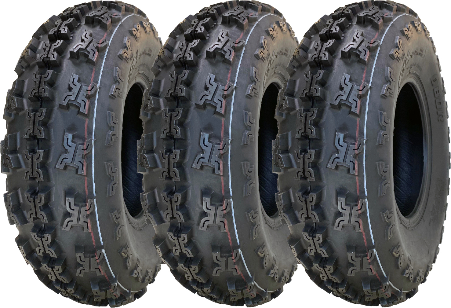 22x7.00-10 Slasher ATV Quad pneumatiky WP01 OBOR Race Tire 6ply Road legal (sada 3)