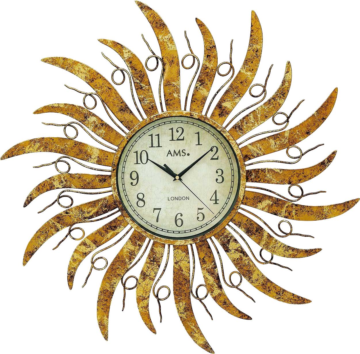 XXL Wanduhr 70 cm wettergeschütztes Gehäuse - AMS Modell: 9639