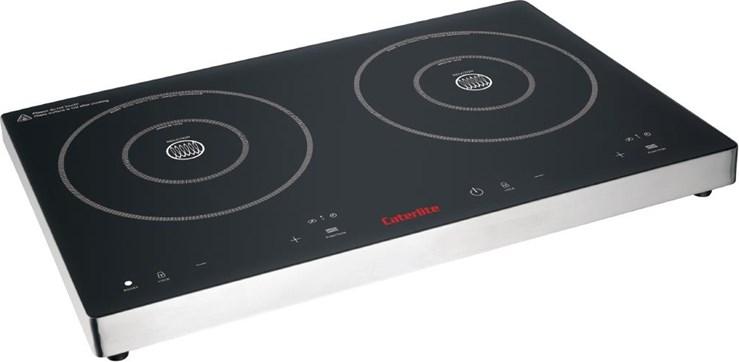 Dvojitá indukčná varná doska Caterlite s dotykovým ovládaním 3000 W