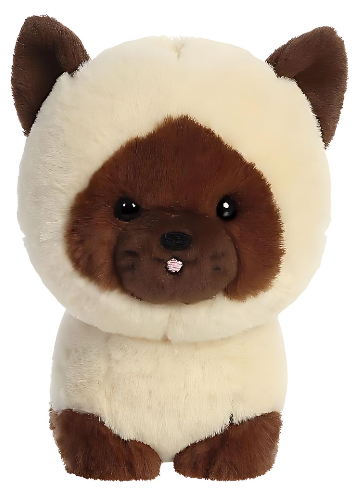 Herma Aurora Teddy Pets Siamese Cat 7In/18cm 26586