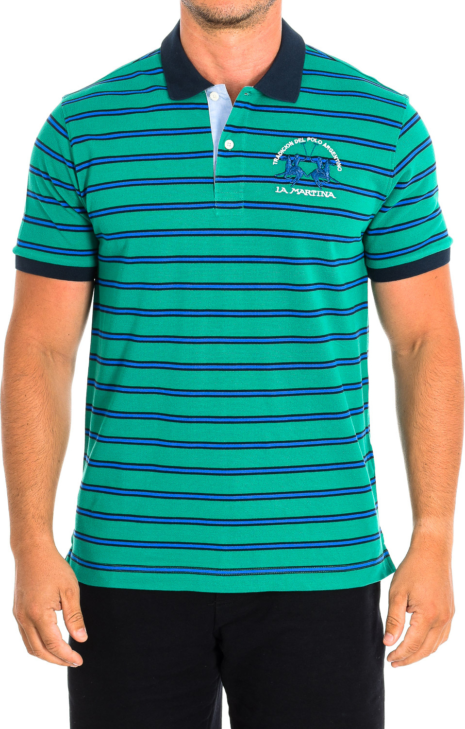 La Martina Kurzarmpolo TMP024-PK147 Mann