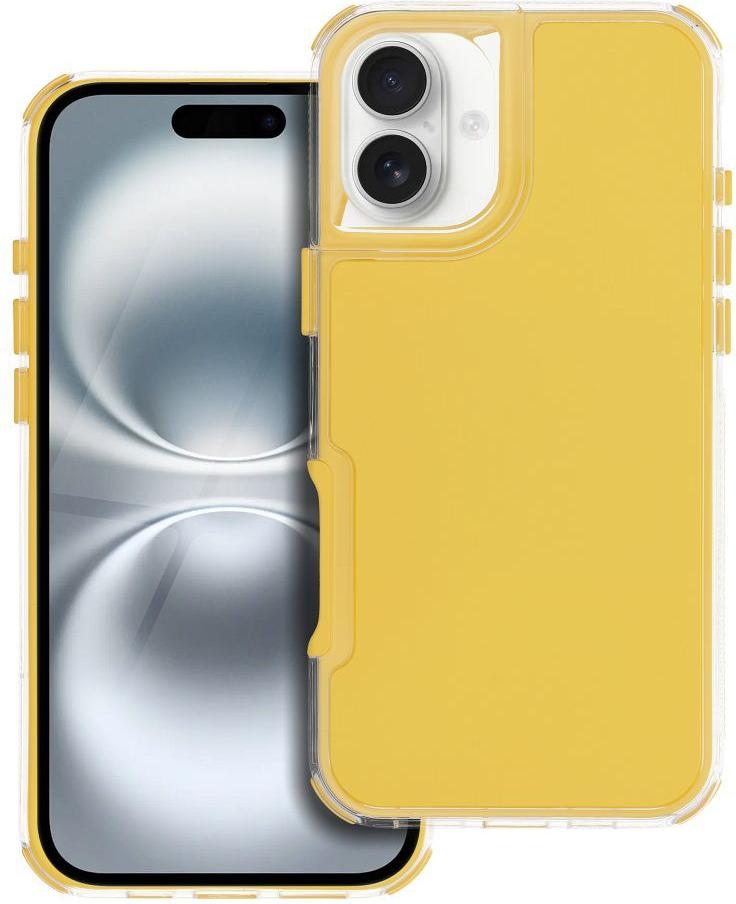 Puzdro MATRIX na mobilný telefón vhodné pre IPHONE 16 PLUS žlté