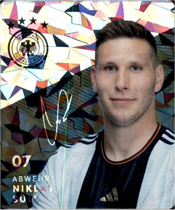 GLITZER Karte 7 - Niklas Süle - WM 2022 REWE 3288