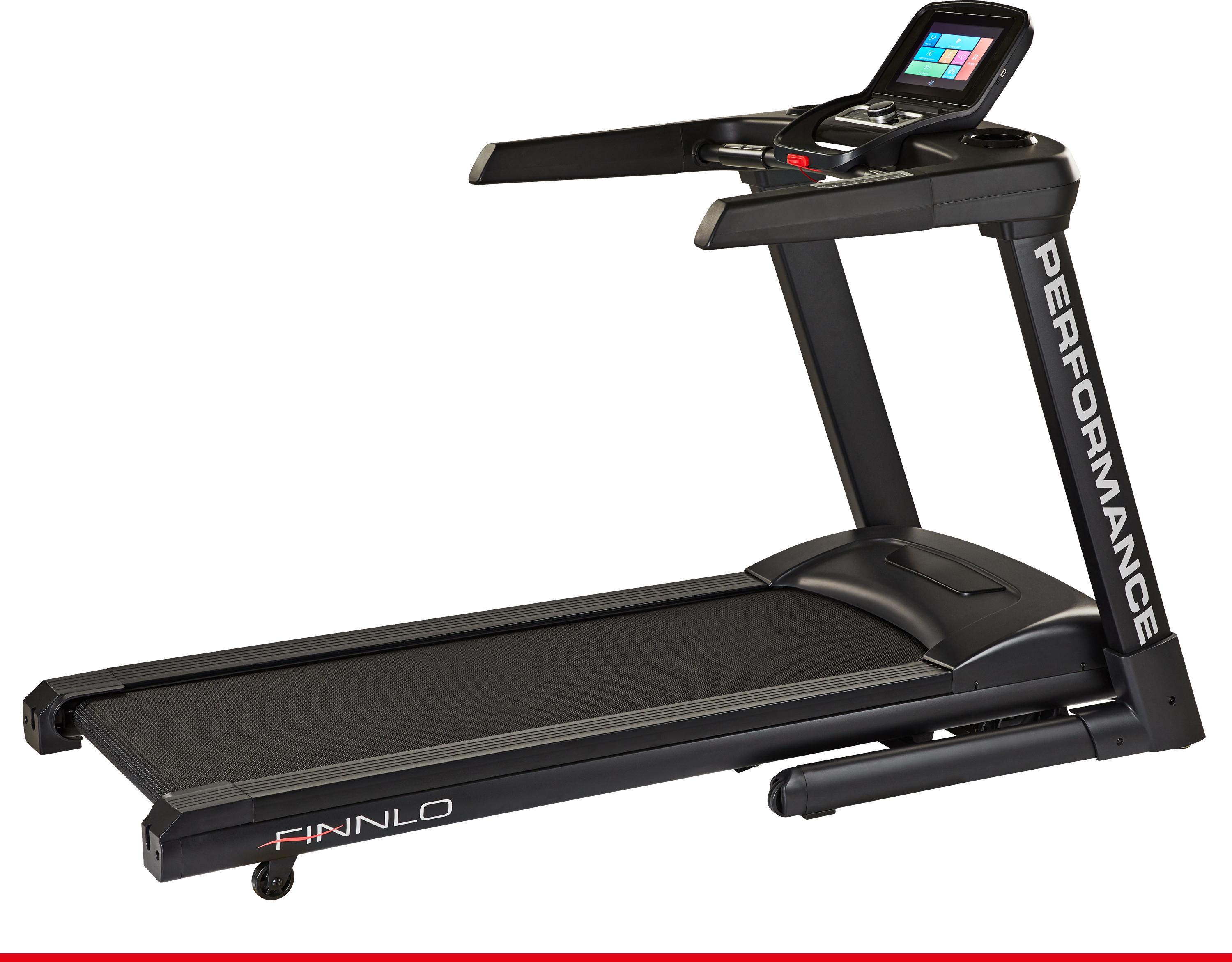 HAMMER Finnlo Laufband Performance – Profi Heimtrainer mit starker Motorleistung, bis 22 km/h, Steigungsverstellung & 10 Trainingsprogrammen 3513