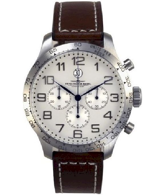 Zeno-Watch - Náramkové hodinky - Pánske - OS Tachymeter Retro Chrono 2025- 8559THD12T-e2