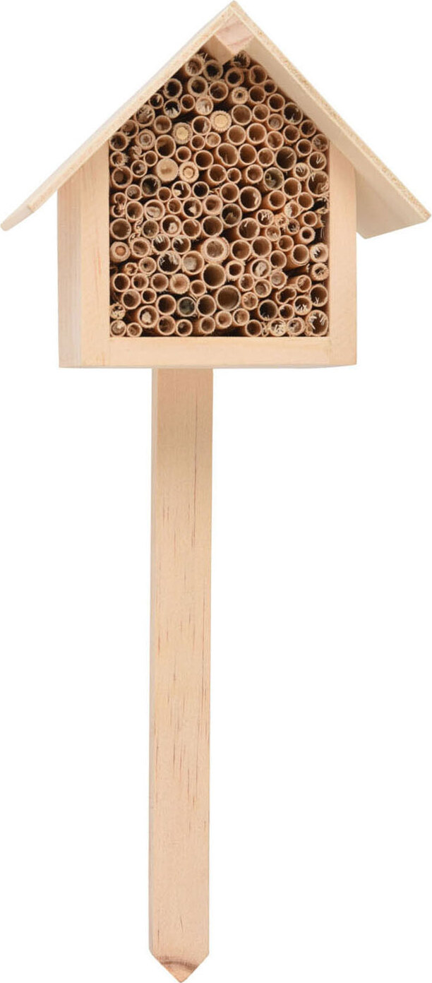 Koopman Gartenhaus für Insekten und Insektenbienen 29,5x11,5x7,5 cm