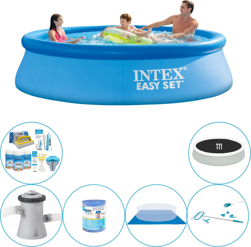 Intex Easy Set Round 305x76 cm - Kombinovaný set pre bazény