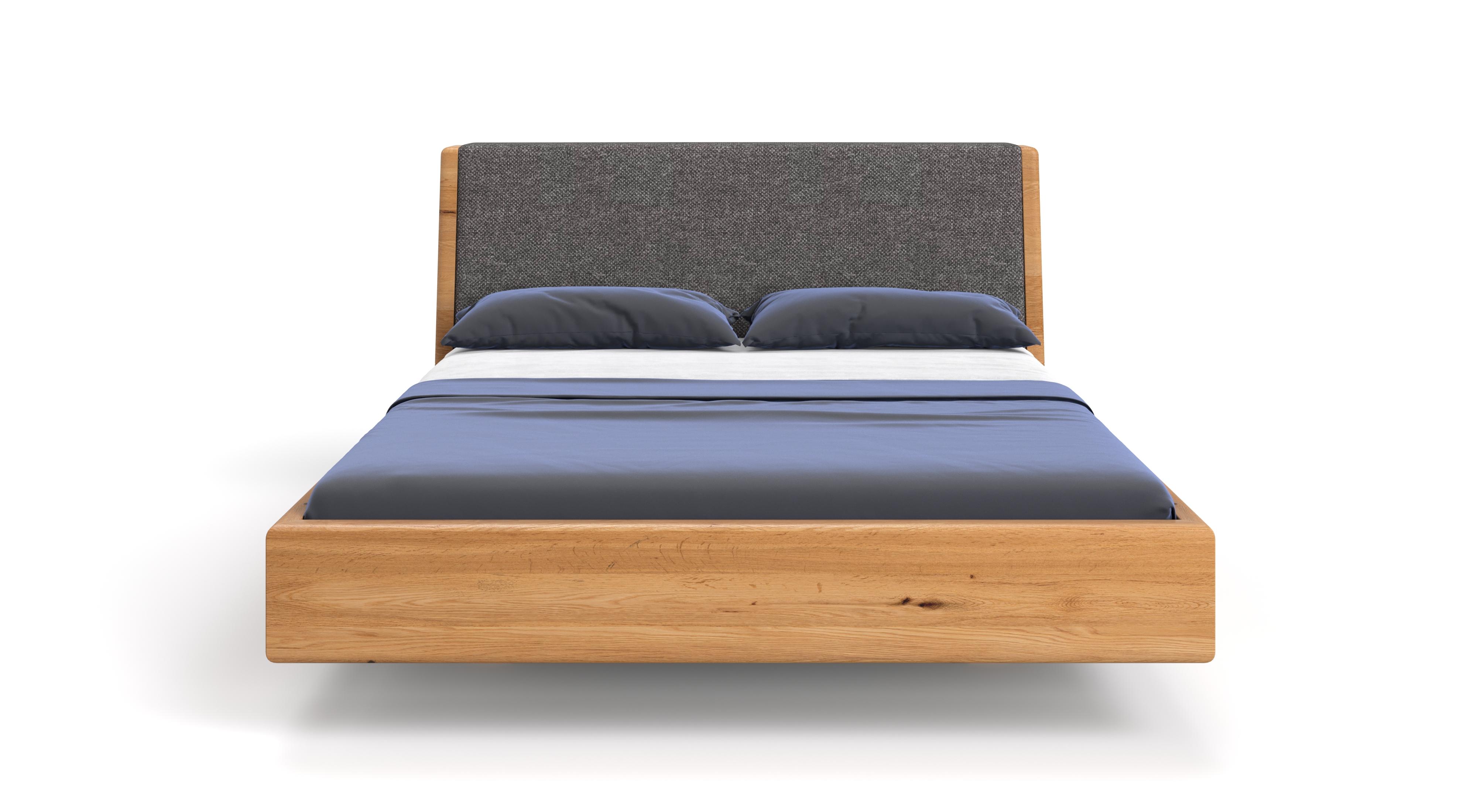 Danzz Massivholzbett Aura-Schwebebett, 160x220 cm, Storm 97, Massivholz, Loftartig DZ-LK-AUR-160X220-D-ST97