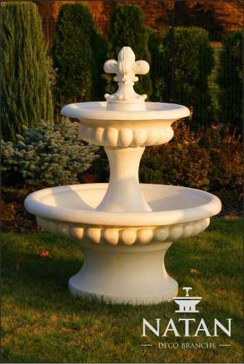 Zierbrunnen Springbrunnen 157cm Skulptur Brunnen Deko Garten Fontaine Teich Neu
