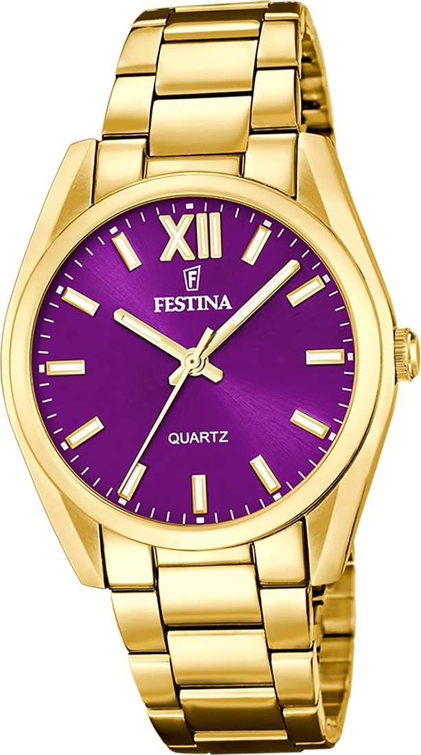 Dámske hodinky Festina z nehrdzavejúcej ocele zlaté Náramkové hodinky Festina Boyfriend D2UF20640/3