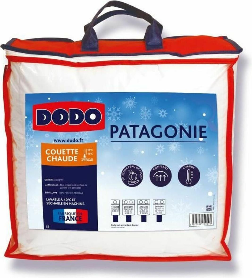Bettdecke DODO Patagonia Weiß 240 x 260 cm 380 g/m² S7151834