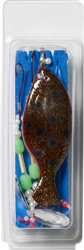 Kinetic Sabiki Flatdab Lightstick 90g Red/Brown F214-445-301