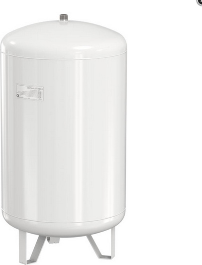 Membránová tlaková expanzná nádoba na vykurovanie, 6 barov 100 litrov, biela, domáci model