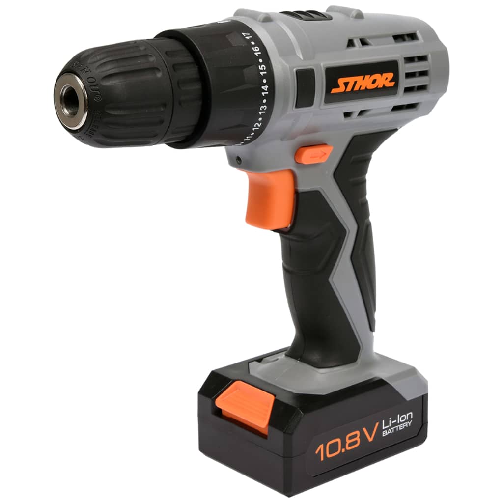 Sthor Vŕtačka/šrotovník 10,8V 1 X 1,3Ah Li-Ion 1 prevodový stupeň, 700 ot/min, 10Mm 78981