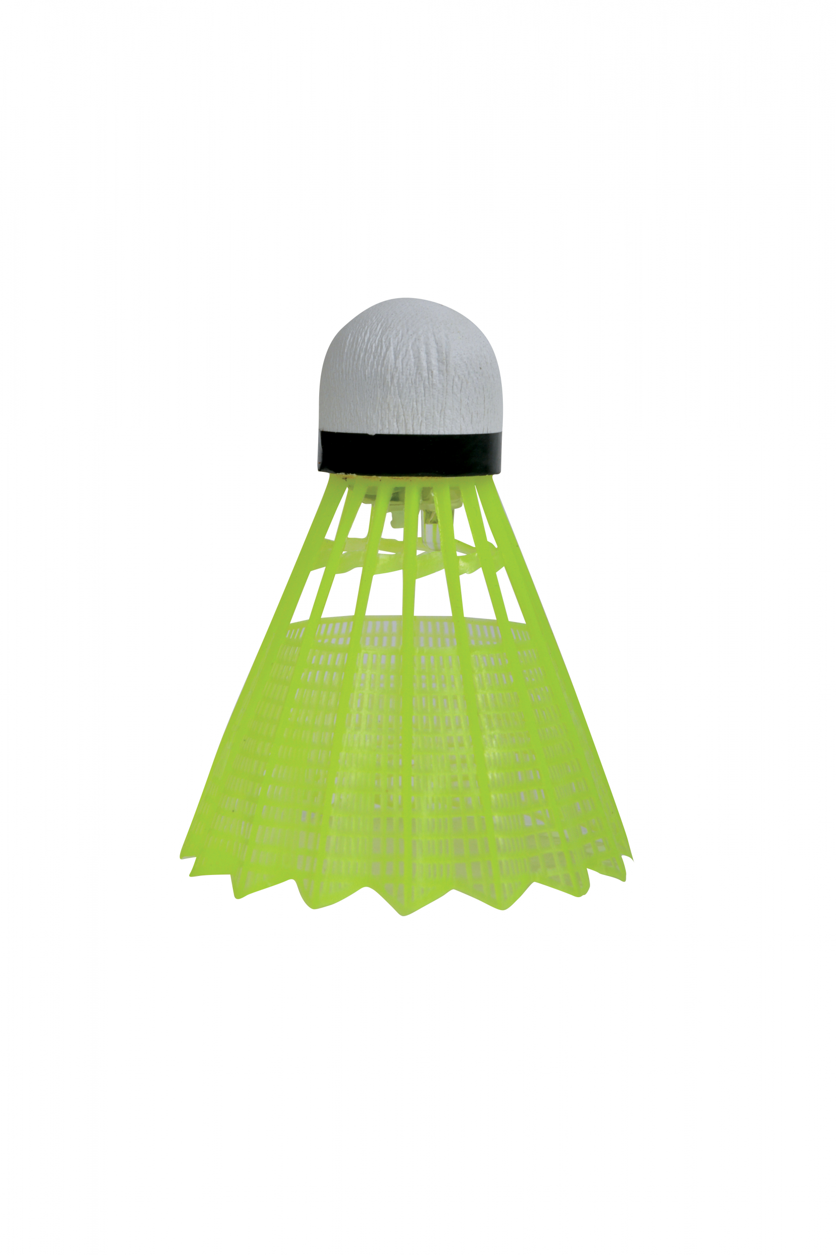 FUNNING-Badminton lot de 6 Volant en Nylon Professionnel Jaune