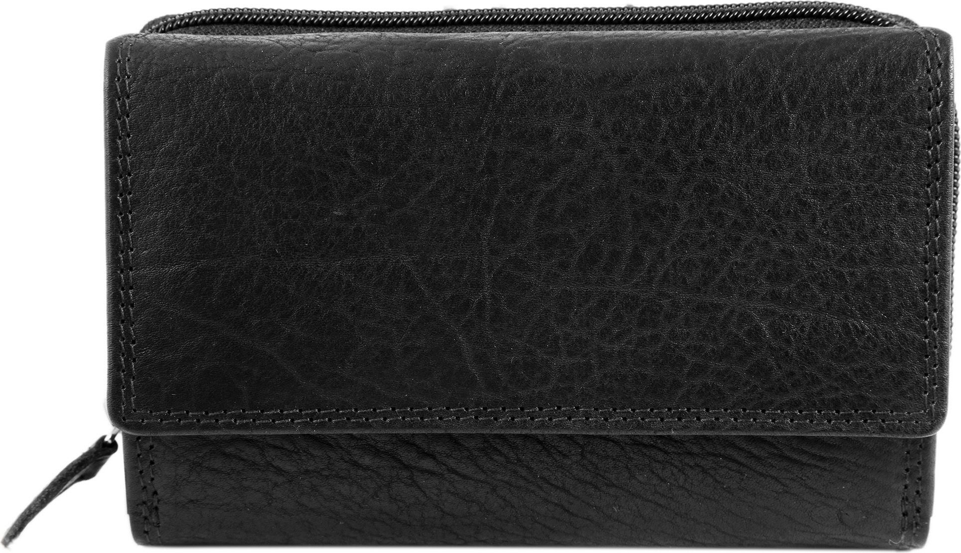 Leonardo Verrelli Damen Geldbörse aus Echtleder mit RFID-Schutz