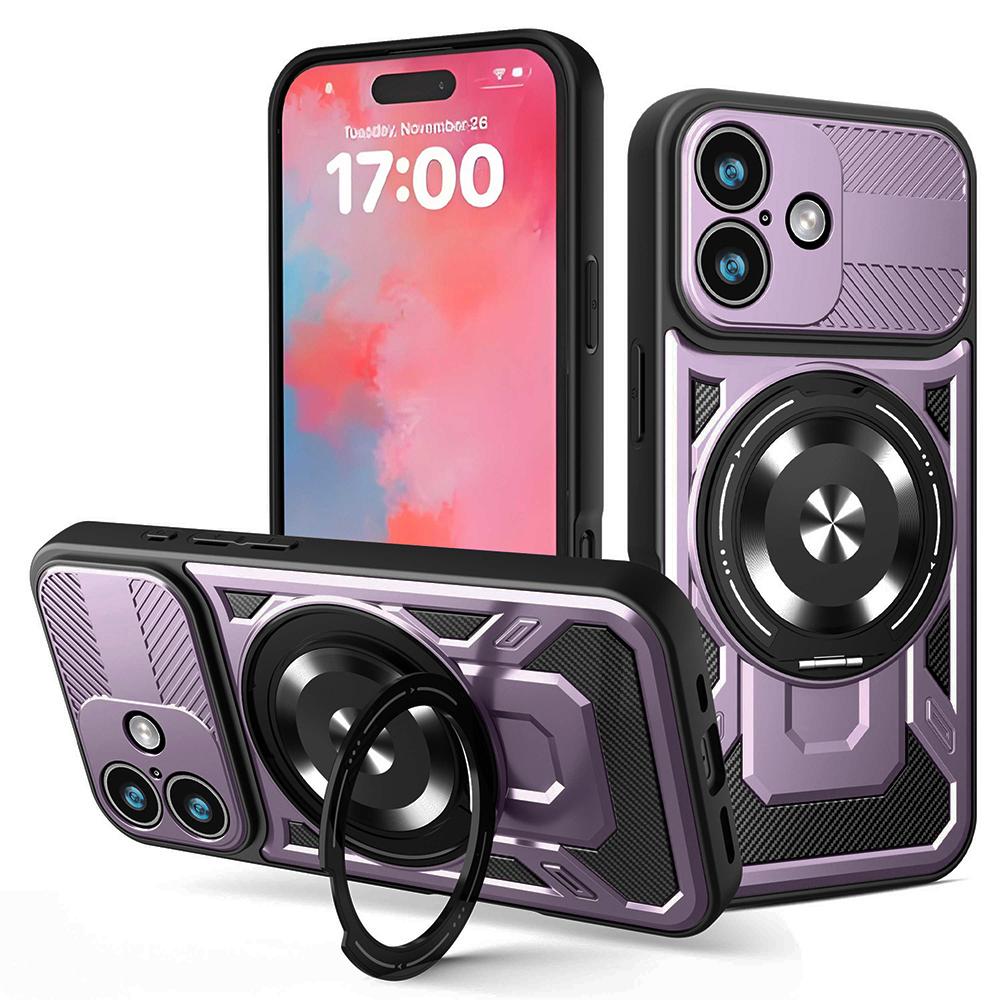 Techsuit – RuggedCam Hülle für iPhone 17 – lila
