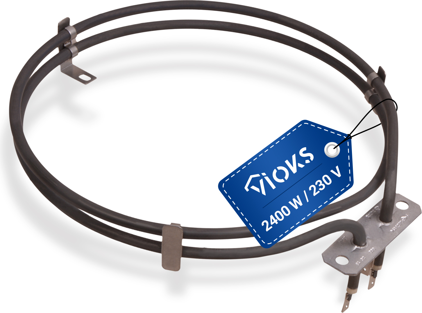 VIOKS Backofenheizung Heizelement kompatibel mit EGO 20.27194.000 Heißluft 2400W 230V für Backofen Herd