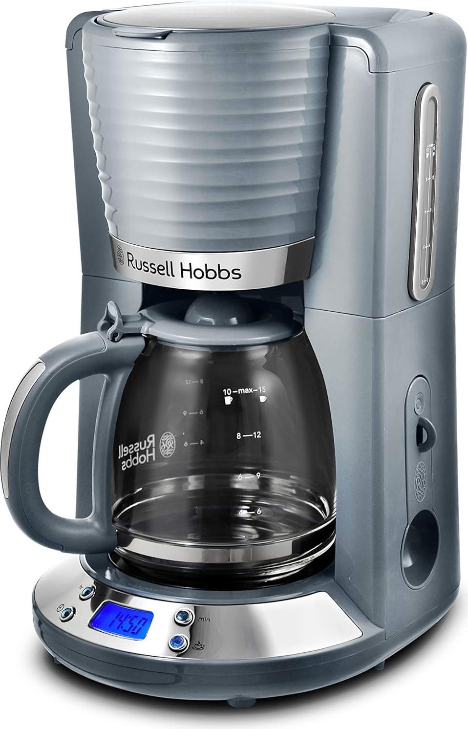 RUSSELL HOBBS Kaffeemaschine Inspire Grey 24393-56 Kaffeemaschine-Timer-Filter