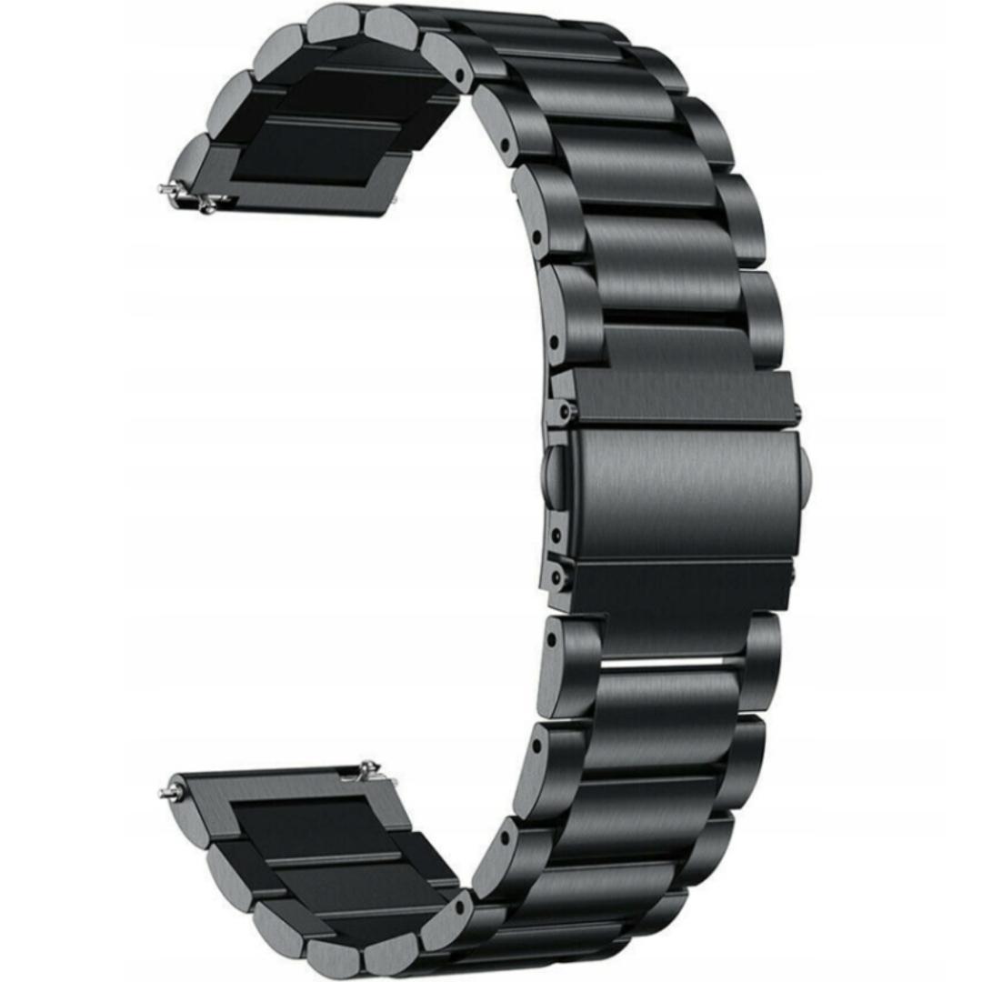 ZeeTech Armband Für Smartwatch – Universal 22Mm Schwarz + Federstege