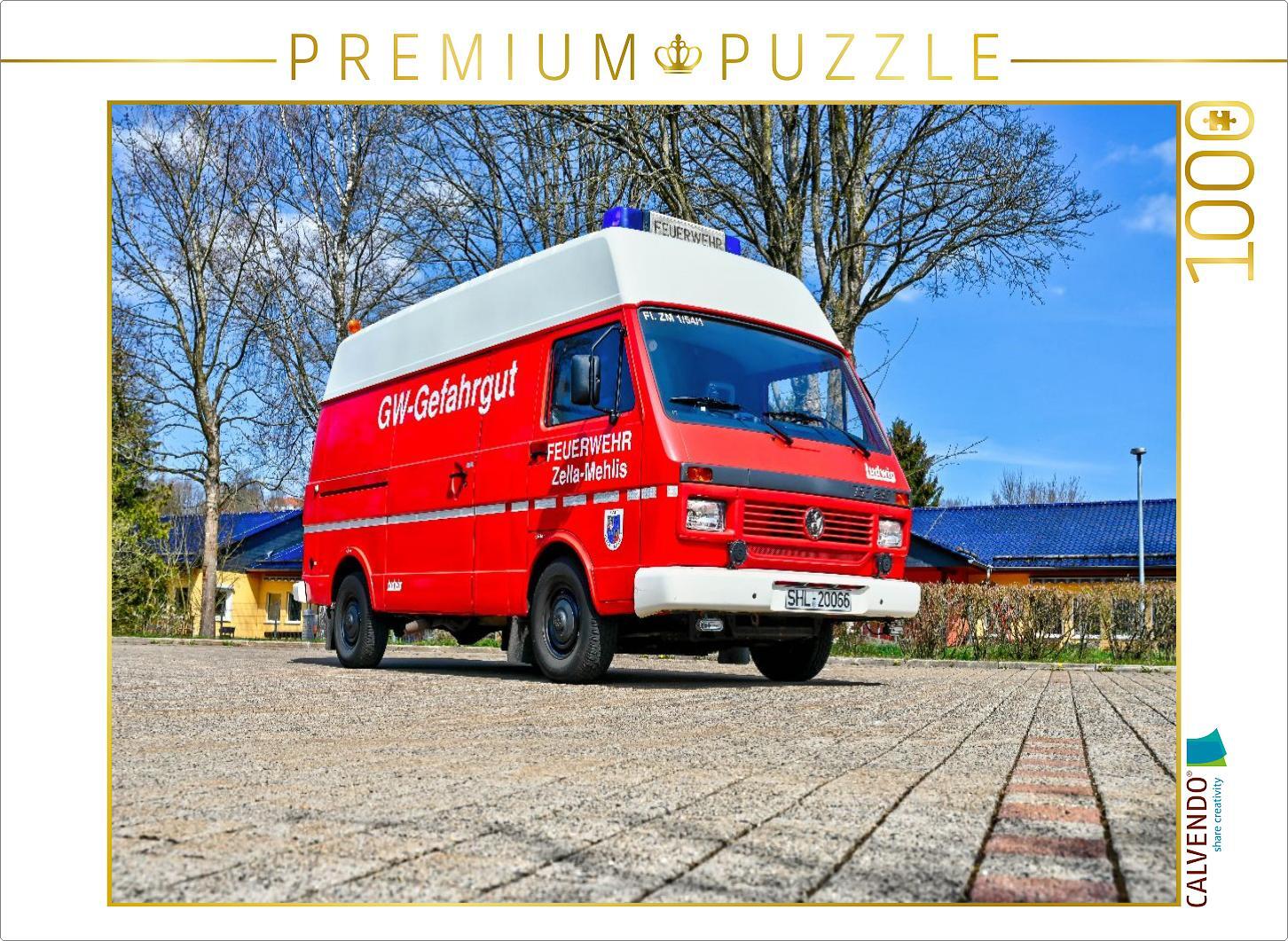 CALVENDO Puzzle GW-G / VW LT35 / FF Zella-Mehlis | 1000 Teile Lege-Größe 64x48cm Foto-Puzzle für glückliche Stunden