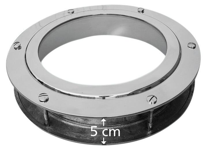 Aubaho Bullauge mit Glas Tür Türfenster Türeinbau Türbullauge Schiff Maritim 30cm