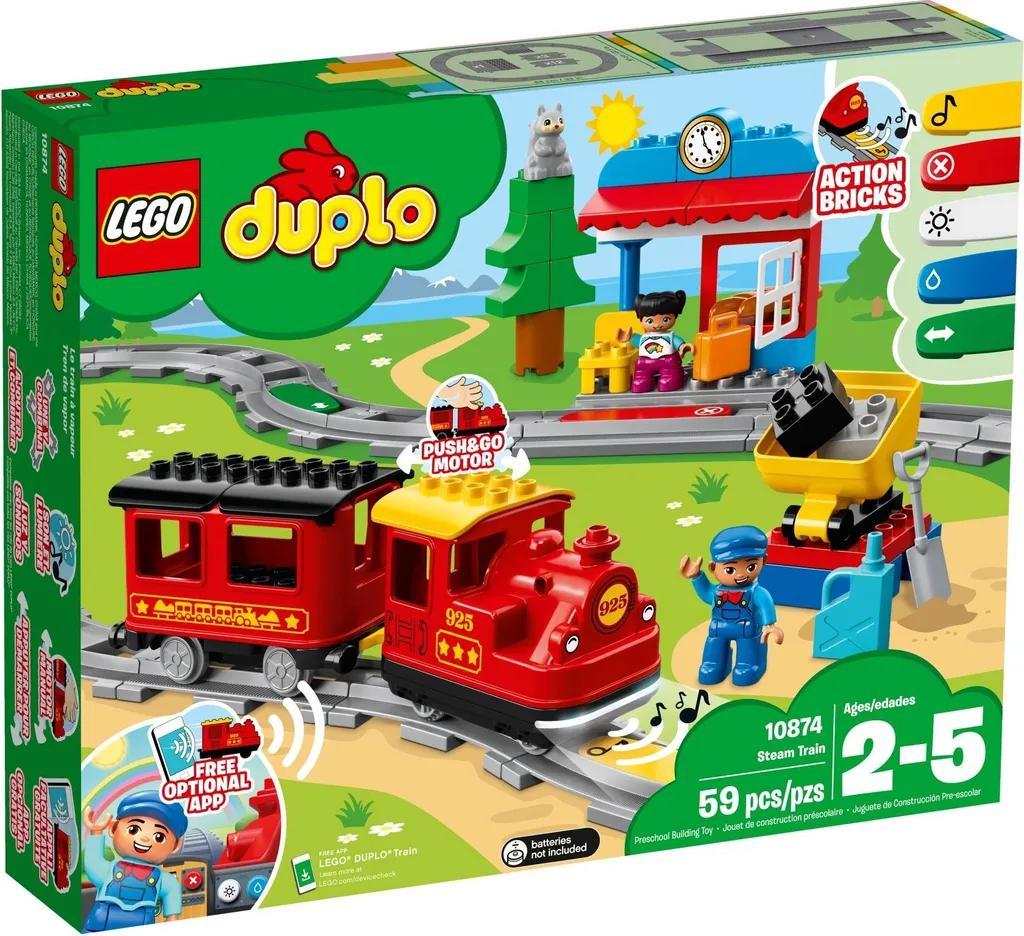 LEGO DUPLO Dampfeisenbahn - 59 Teile - 10874