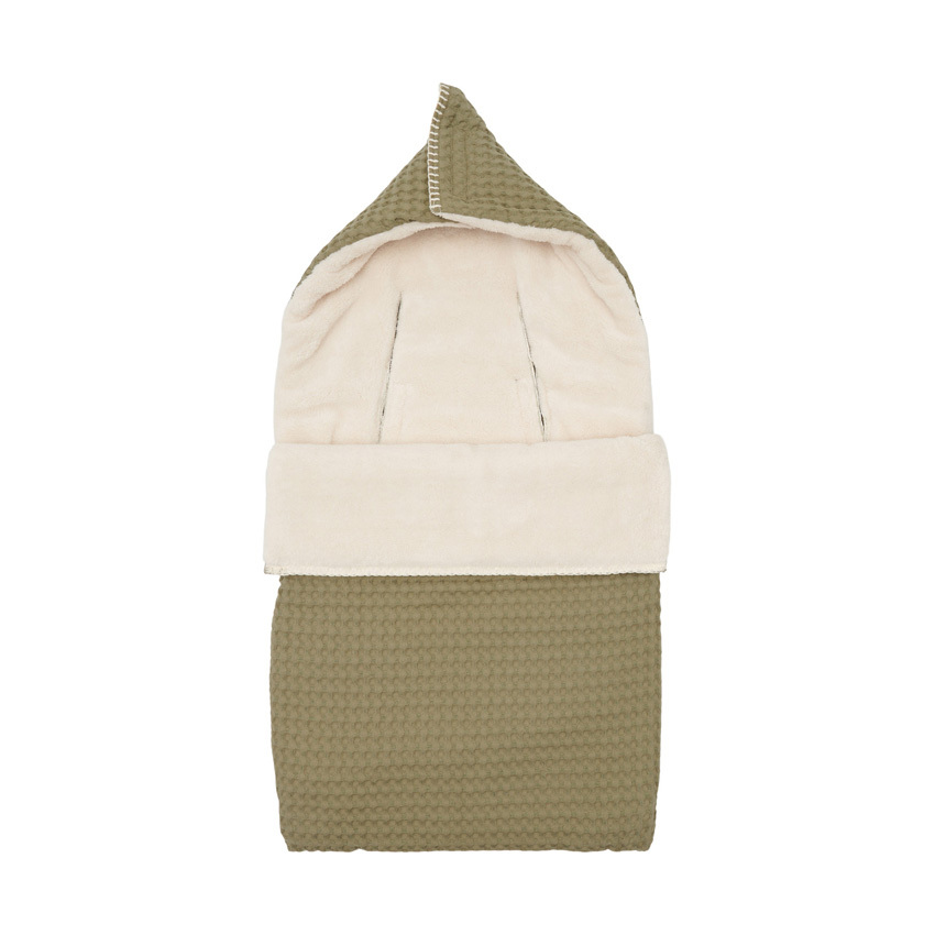 Koeka Waffel Oslo Fußsack Autositz - Teddy - Moss | Autositze Zubehör 604800