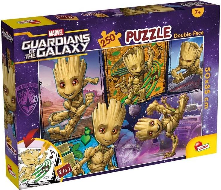 Lisciani Puzzle 250 Marvel Guardians of the Galaxy Doppelgesicht