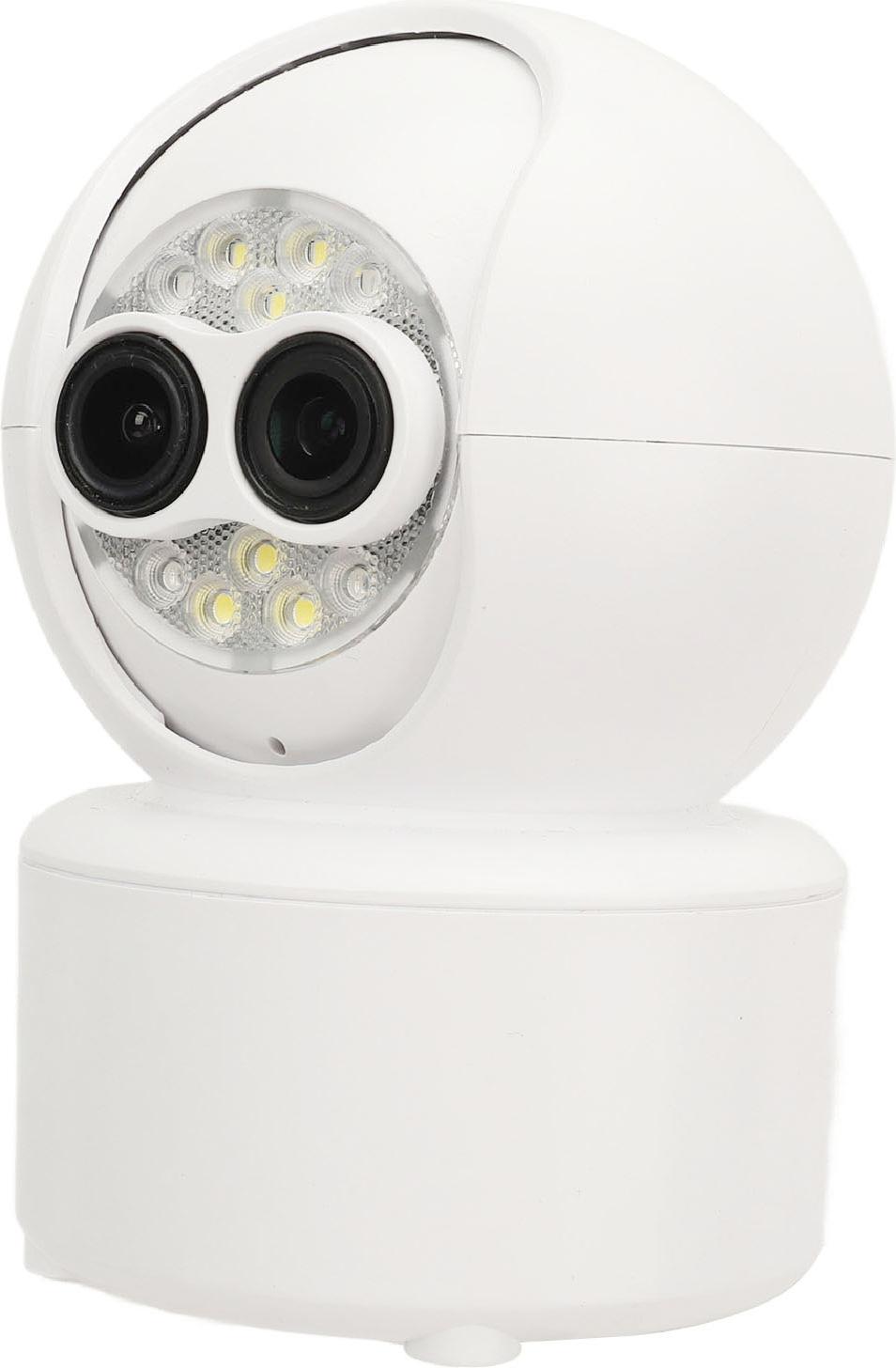 Duálna kamera s rozlíšením 1080p HD, panoramatický pohľad, WiFi väzba, detekcia pohybu, nočné svetlo pre zabezpečenie domácnosti