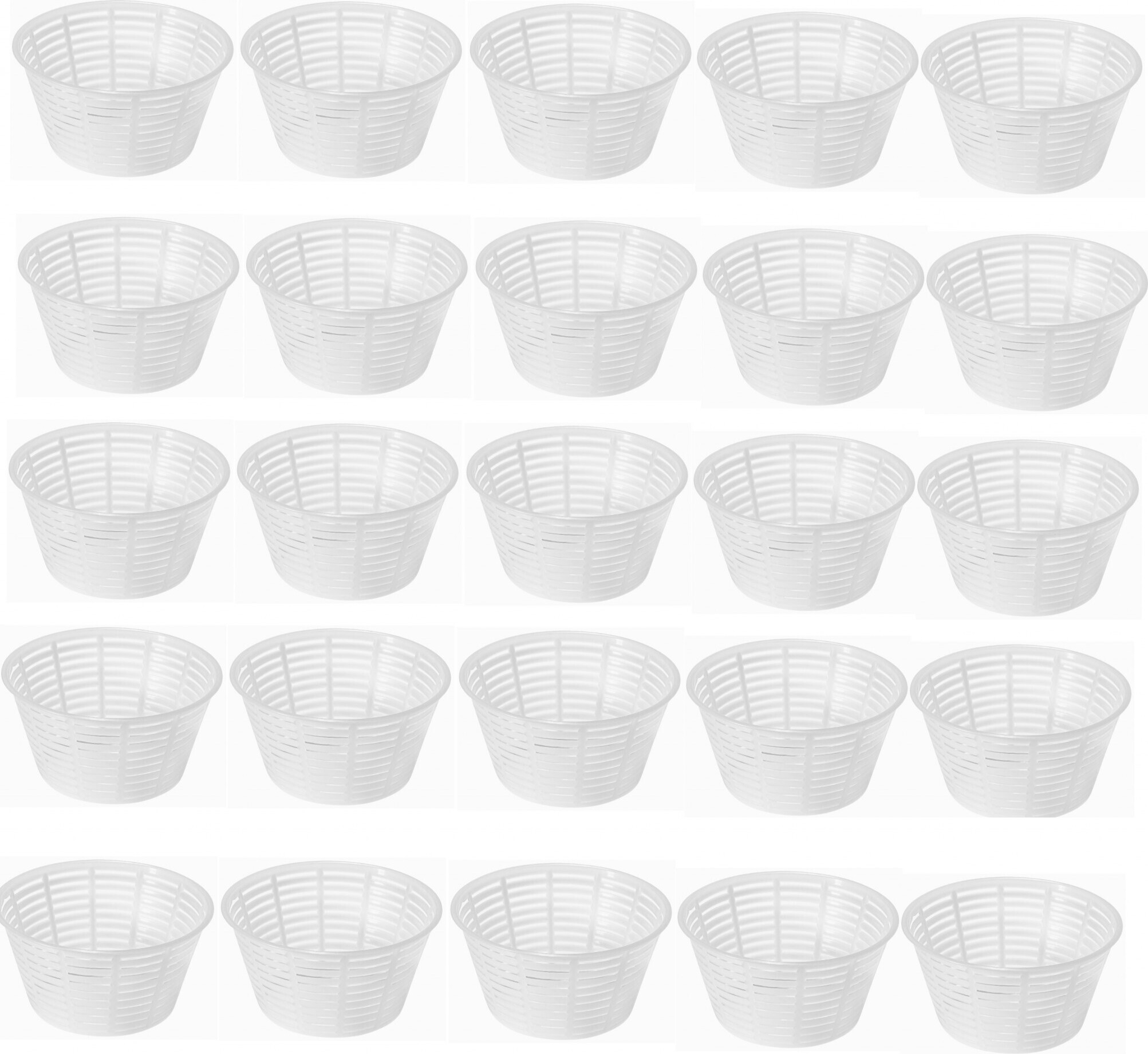 Alcofermbrew 25 x Käseform 12x6.3cm - 0.5kg, Käse Form, Kaseform, Kase Form, Käse Formen, Käseformen