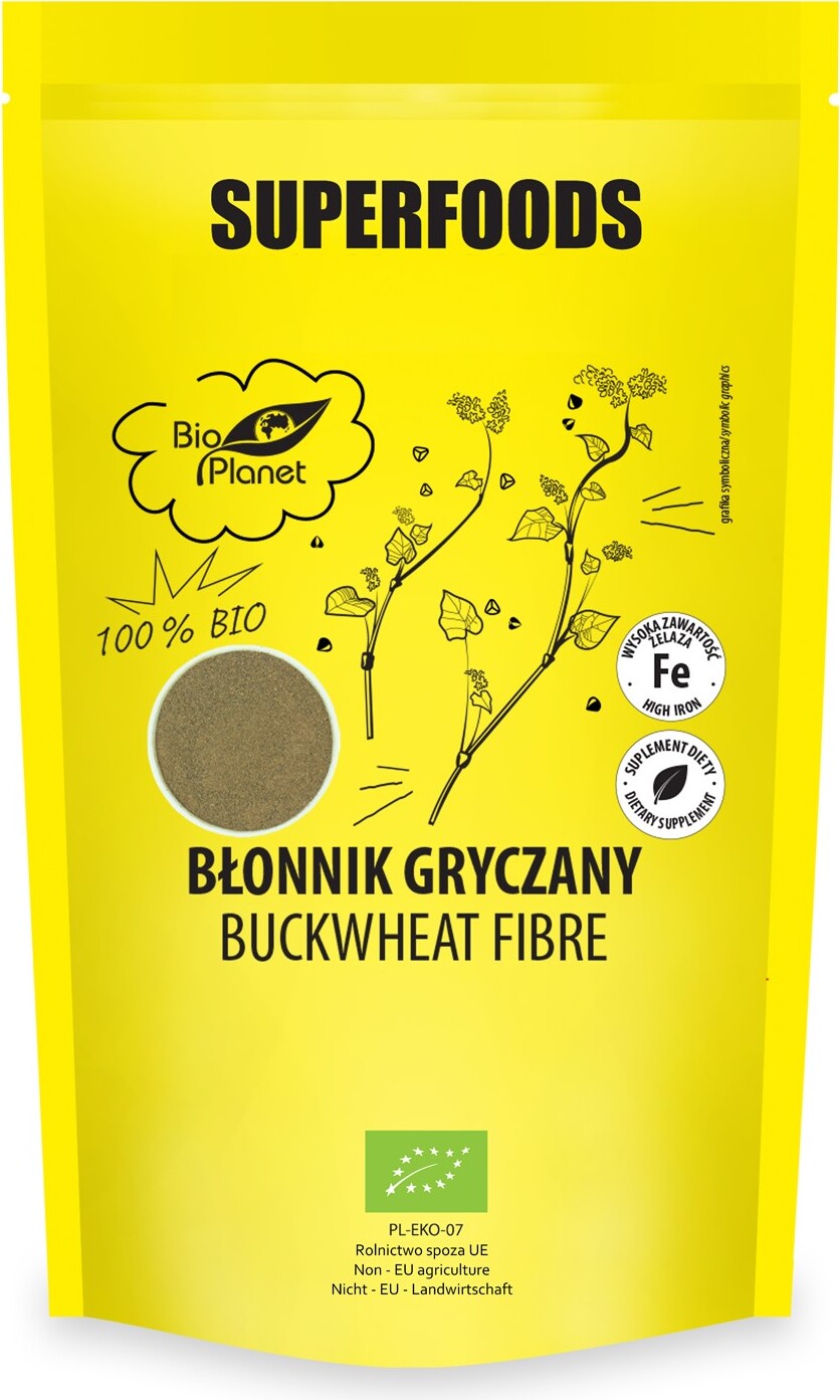 BIO PLANET - SERIA SUPERFOODS -BUCHWEIZENFASER 200 g - PLANET