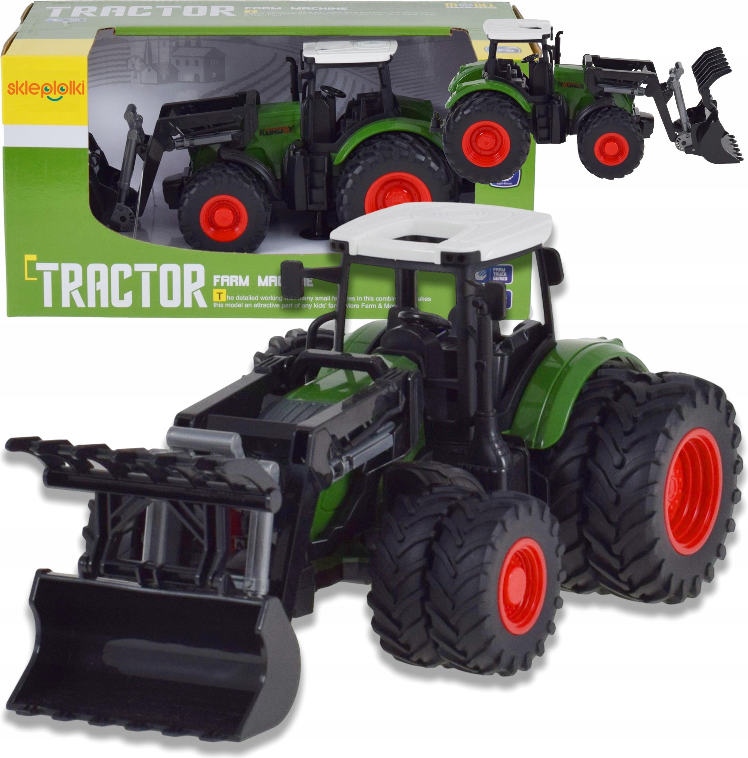 SklepLolki Lolex | Spielzeugtraktor mit Greifer - Realistisches Design - für kreative Kinderabenteuer
