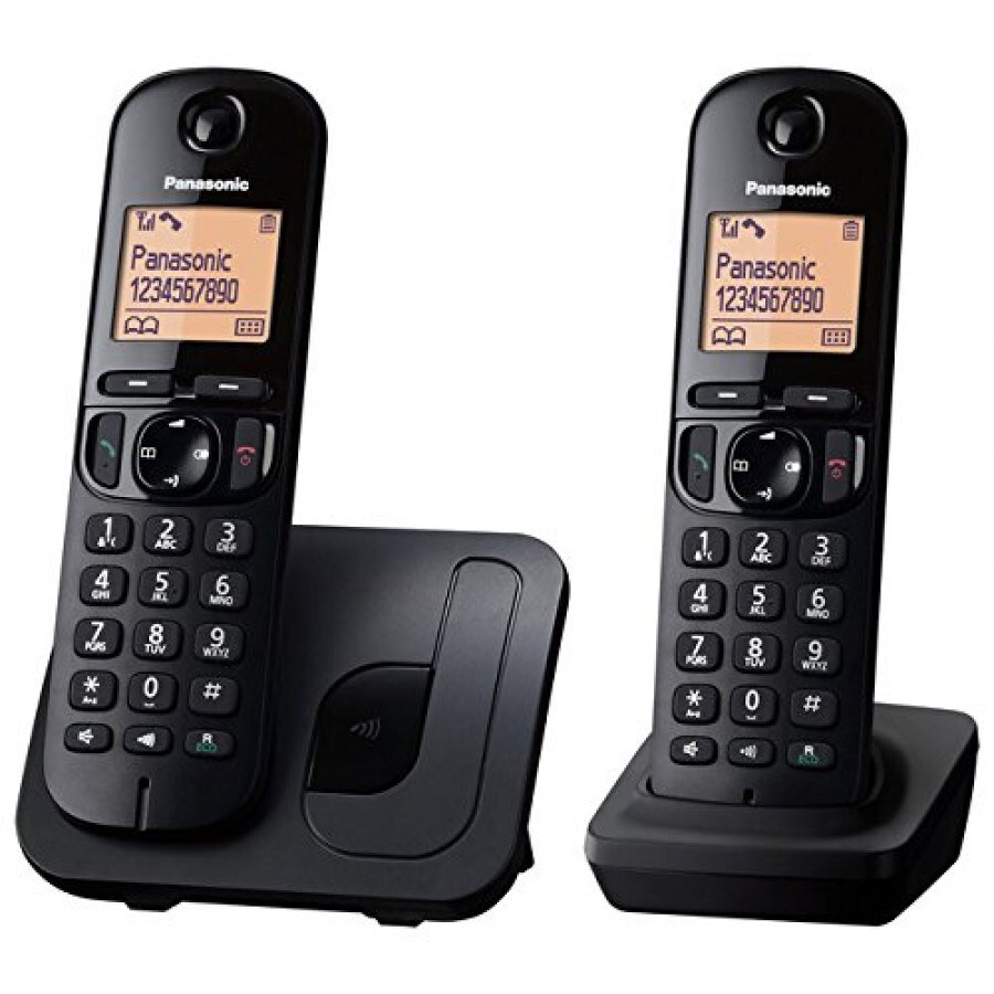 Panasonic KX-TGC212 DECT-Telefon Anrufer-Identifikation Schwarz KX-TGC 212 PDB