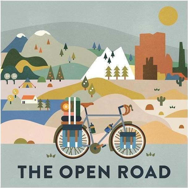 SpieleFaible SPF00040 - The Open Road: Mit dem Fahrrad quer durch Amerika, 2-6 Spieler ab 8+ Jahre (DE-Ausgabe)