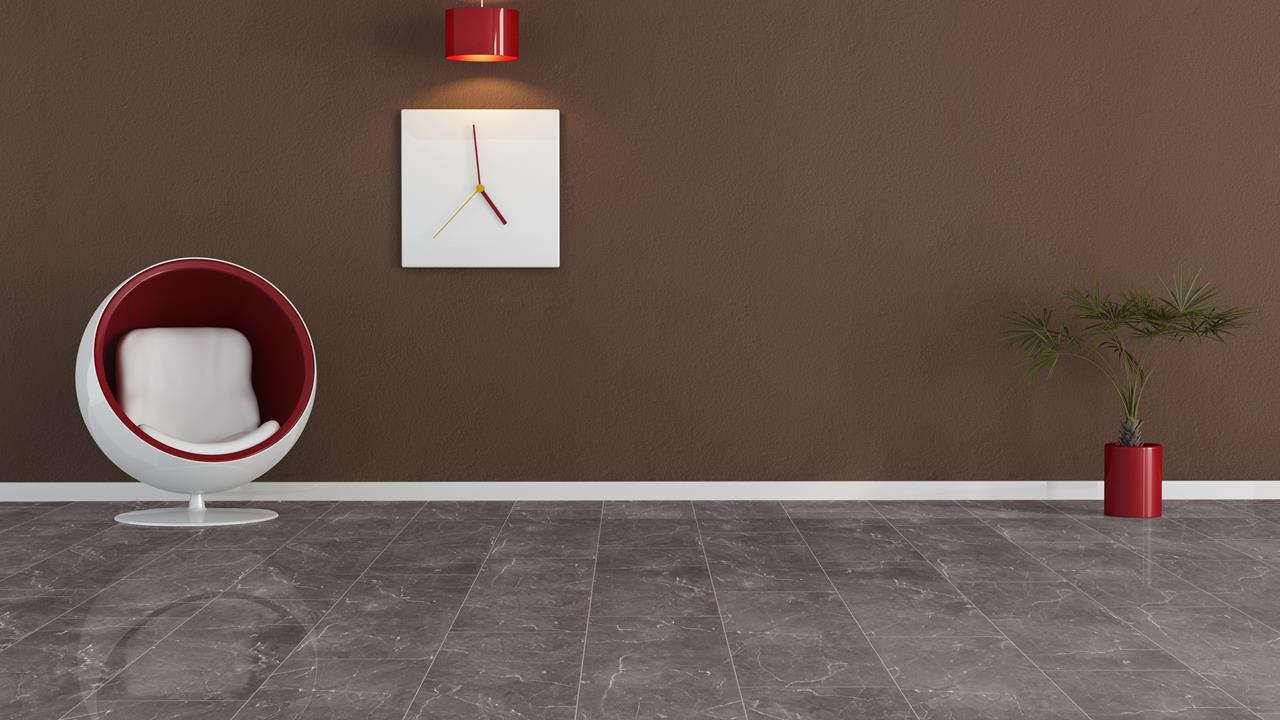 Glanzlaminat Falquon Stone 2.0 NEU HG D2909 Botticino Classico Dark 4V-Fuge - 1 Packung: 8 Paneele - 2,592m², Klick-Laminat 2909-0105