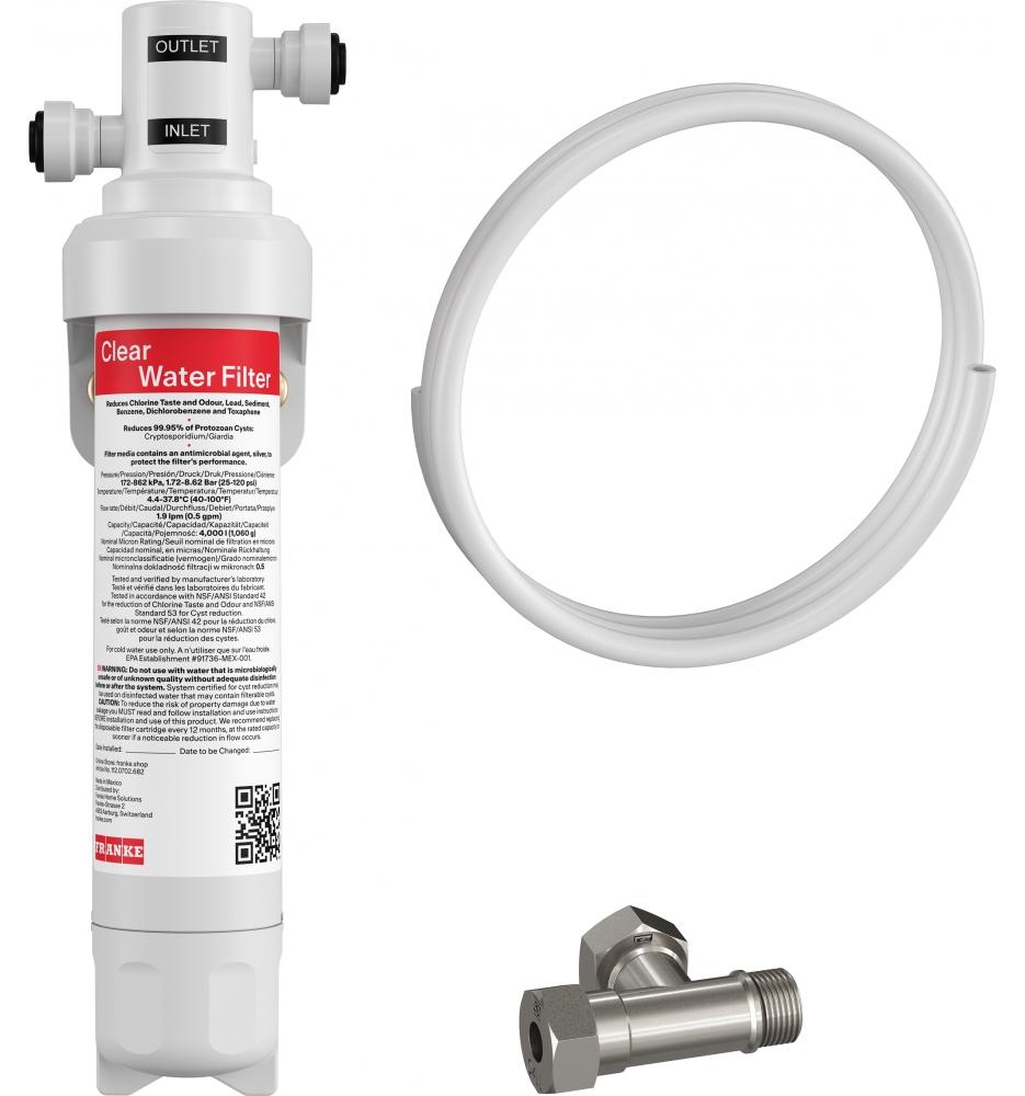 Franke 150.0730.809, Untertischwasserfilter, Weiß