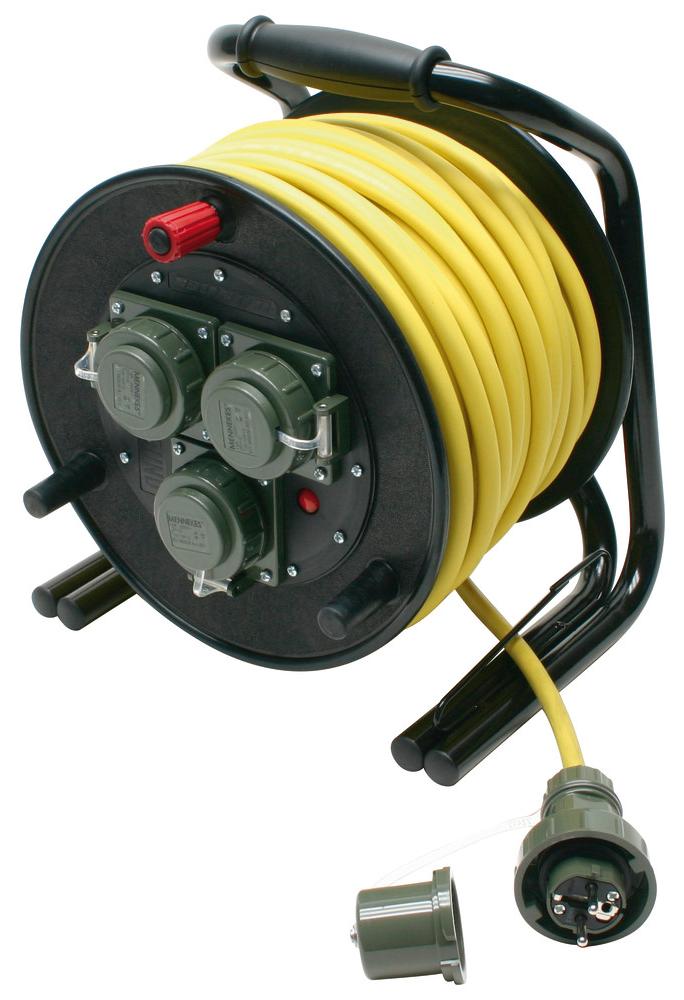 Dönges Leitungsroller THW 230 V, 16 A (THW Energieverteiler)