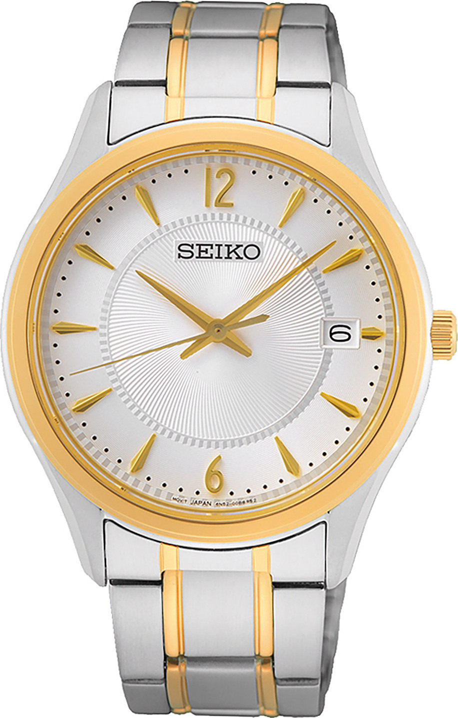 Seiko SUR468P1 Pánske quartzové hodinky so zafírovým dvojfarebným sklom