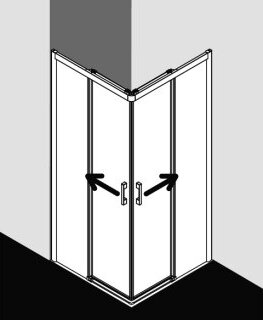 Kermi PEC2L11020VAK Eck-Halbteil links PEGA C2L 1100x Image