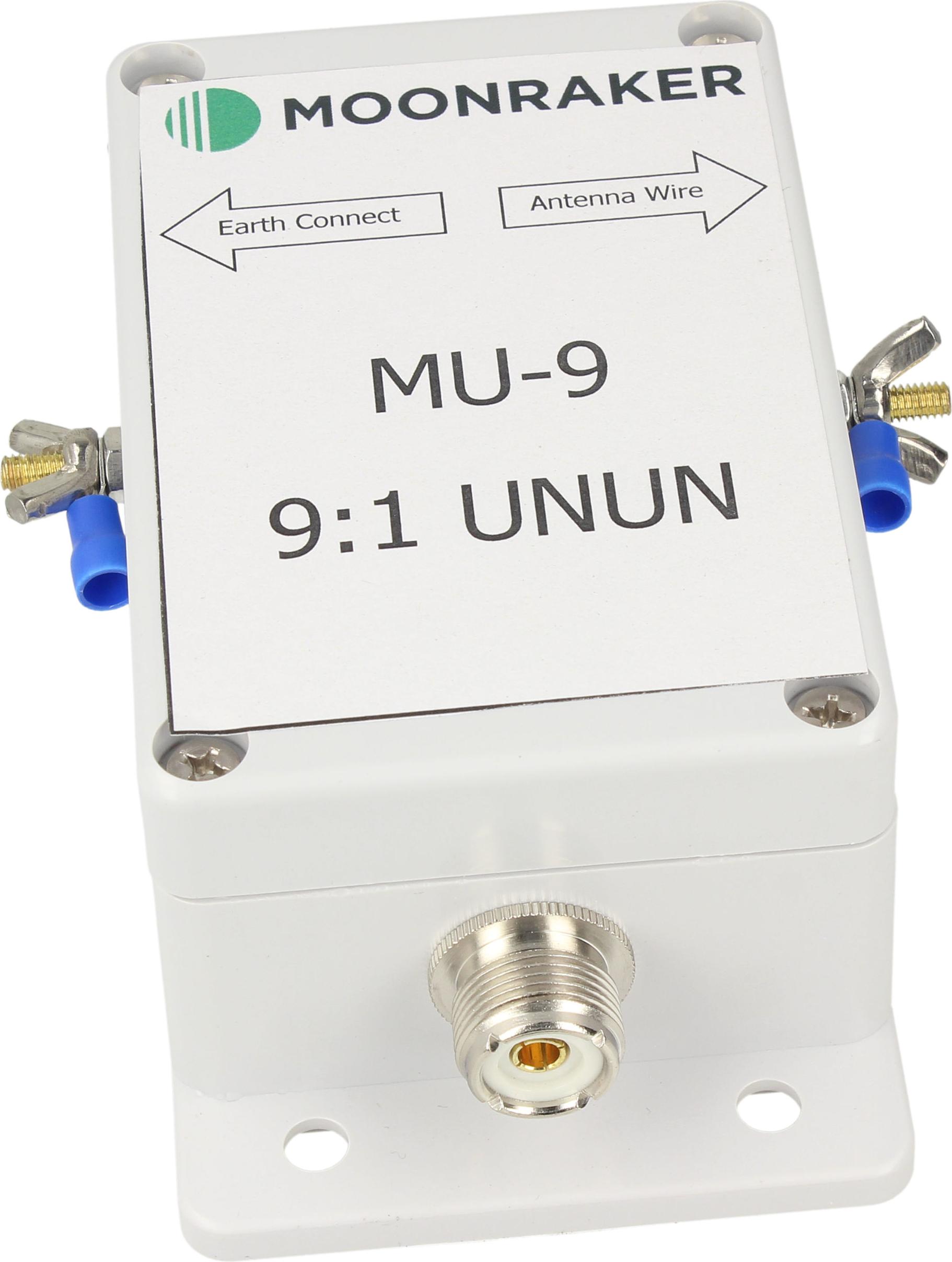 Moonraker MU-9 UNUN 9:1 HF Antennenanpassung für Langdraht- und End-Feed-Antennen | 1–50 MHz | bis 400 W | SO-239 Koaxanschluss | Amateurfunk