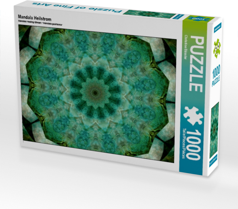 Calvendo Mandala Heilstrom 1000 Teile Puzzle quer 640x480mm, Bässler Christine; 7426182