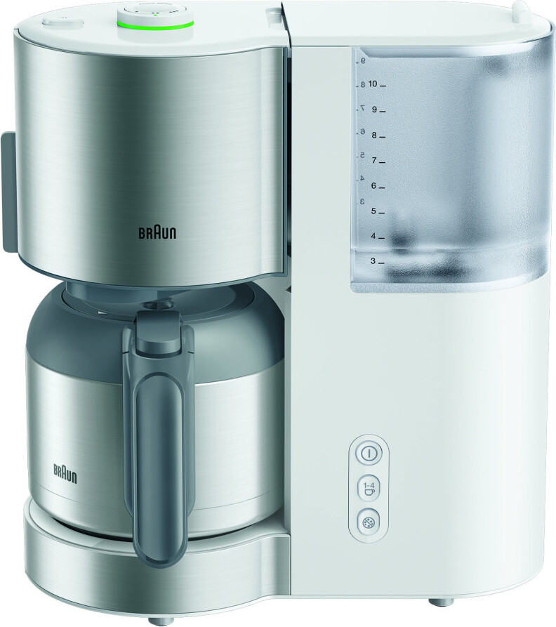 Cafetière Filtre Braun KF 5105 BK - 10 Tasses, AromaSelect, Thermos Isotherme