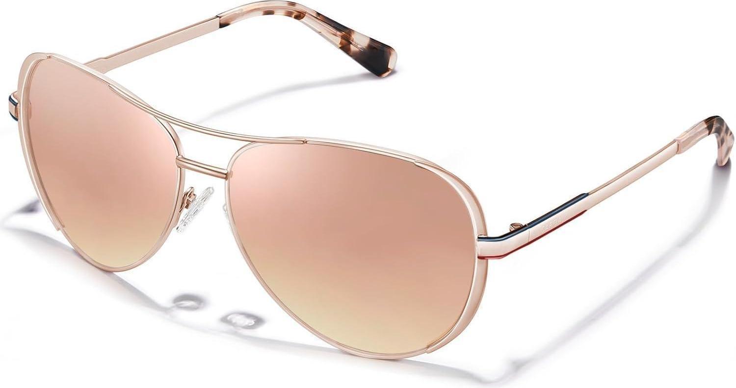 Sonstige CARFIA Pilotenbrille Damen Sonnenbrille Polarisiert UV400 Schutz mit Etui